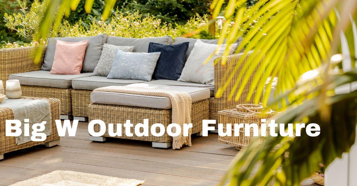 Outdoor lounge best sale setting big w