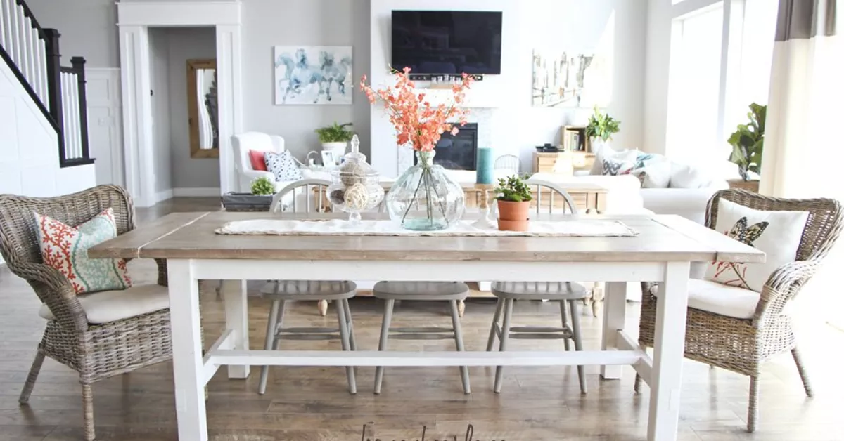 Round Farmhouse Kitchen Table and Chairs: A Timeless Addition to Your Home